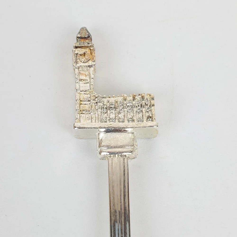 Vintage Collectible S.S.L Silver Plated London Big Ben Souvenir Stamped Spoon